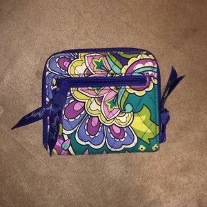 Vera Bradley Compact Zip Around Wallet in Heather